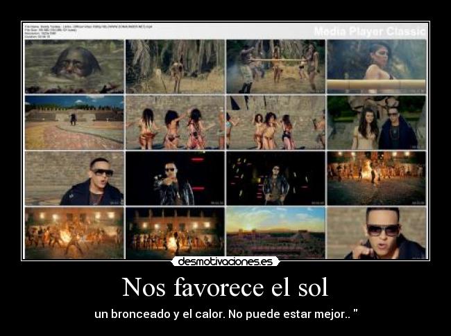 Nos favorece el sol -