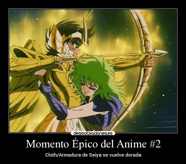 carteles anime anime manga seint seiya los caballeros del zodiaco sagitario momento epico del anime desmotivaciones