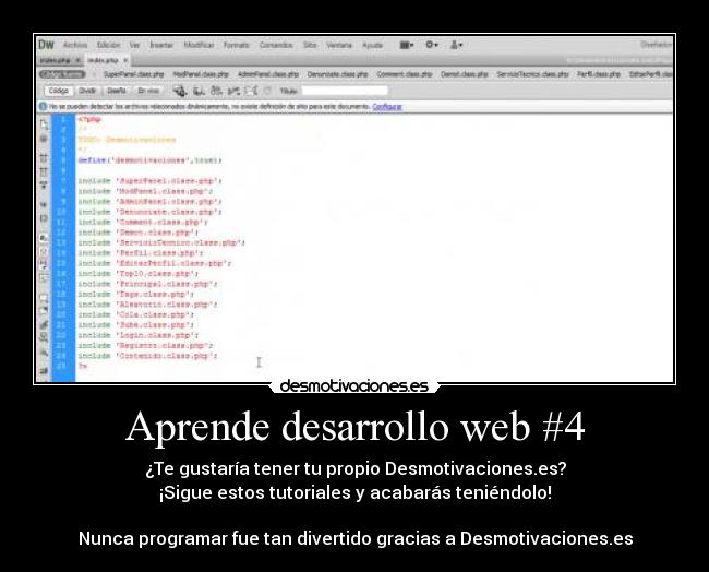 carteles jiju hanschrome programando desmotivaciones php orientado objetos desarrollo web desmotivaciones