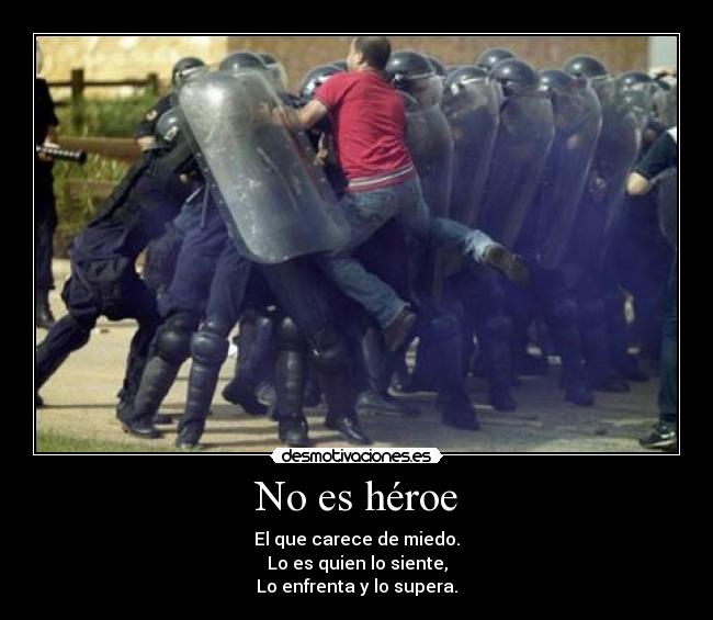 No es héroe -