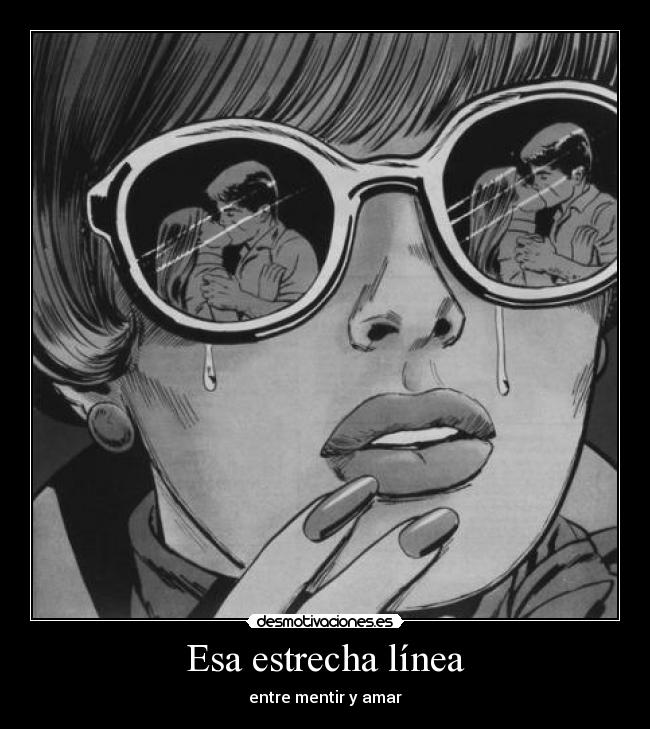 Esa estrecha línea -