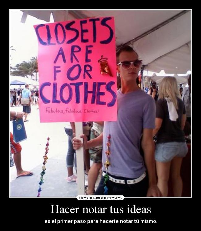 Hacer notar tus ideas - 