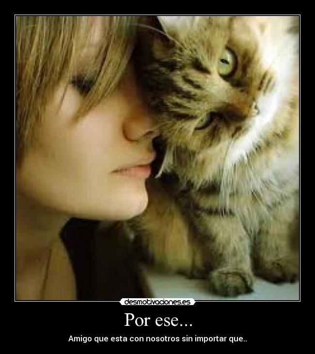 Por ese... -