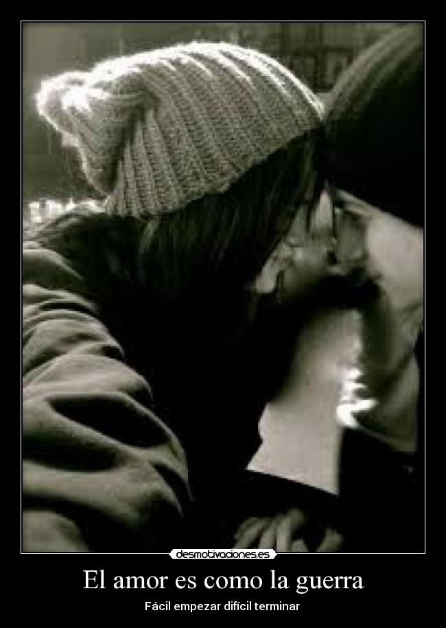 El amor es como la guerra -