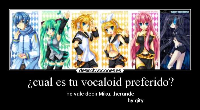 carteles anime vocaloid desmotivaciones