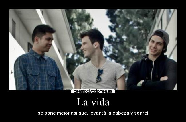 carteles vida allstar weekend adub cameron quiseng zach porter michael martinez vida life know desmotivaciones