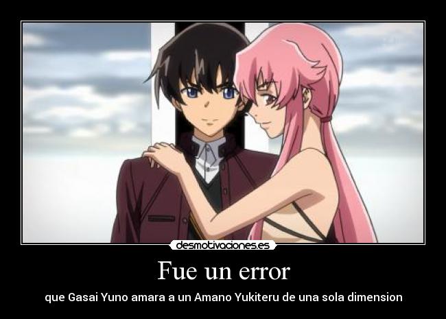 carteles mirai nikki desmotivaciones
