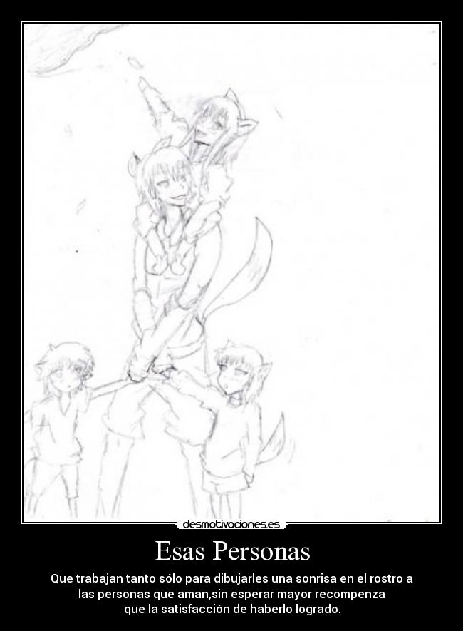 carteles anime kemonomimi draw desmotivaciones