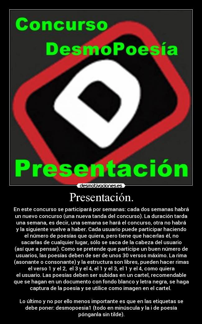 carteles presentacion desmopoesia espera que participen desmotivaciones
