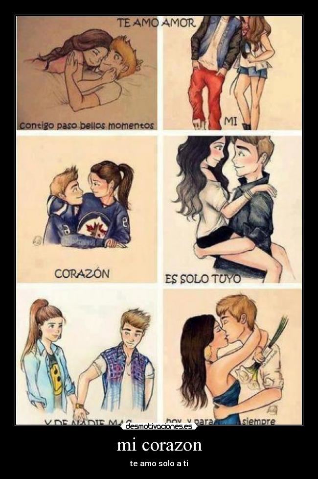 mi corazon - te amo solo a ti