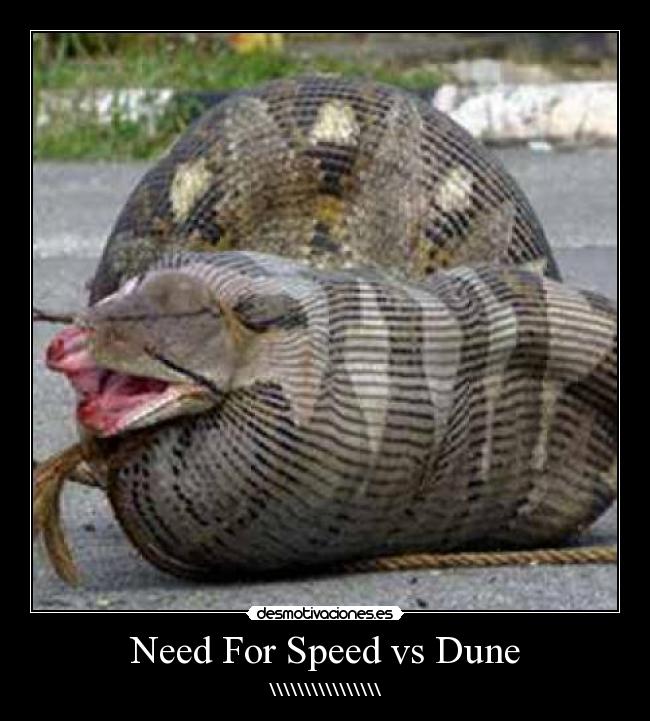 Need For Speed vs Dune - \\\\\\\\\\\\\\\\