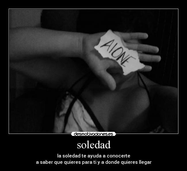 carteles soledad soledad desmotivaciones