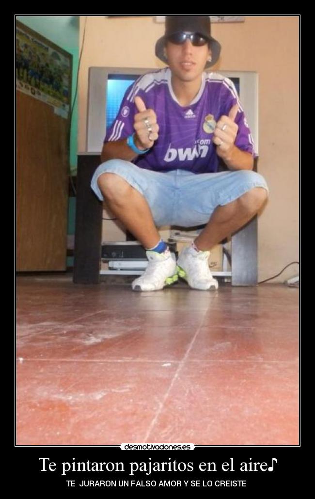 Te pintaron pajaritos en el aire♪ -