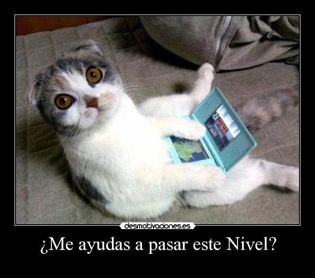 ¿Me ayudas a pasar este Nivel? -