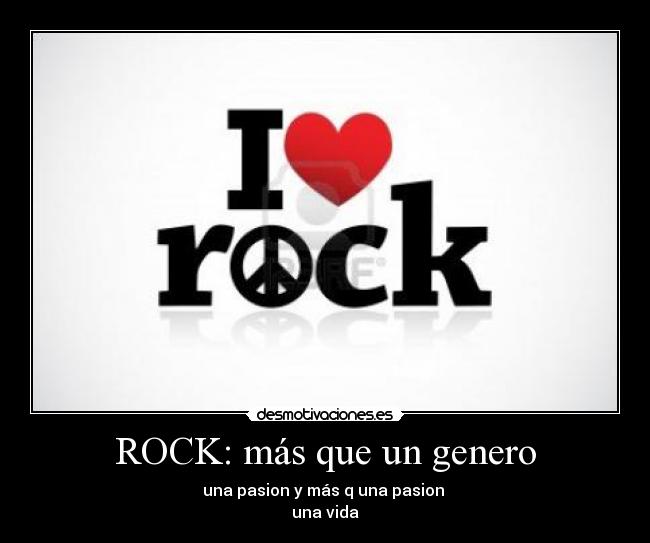 carteles rock rock desmotivaciones