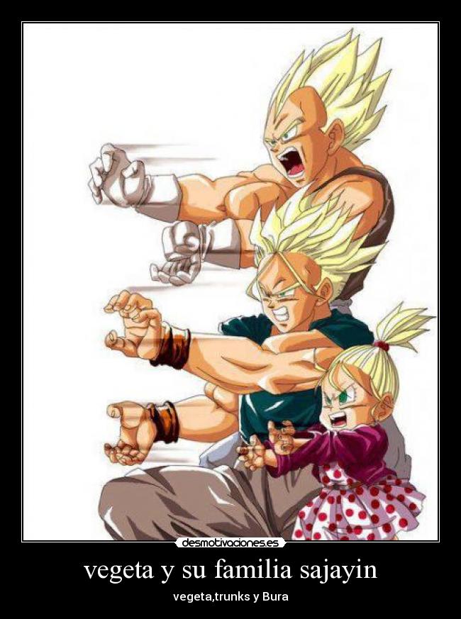 vegeta y su familia sajayin - 