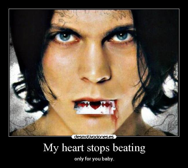 My heart stops beating -