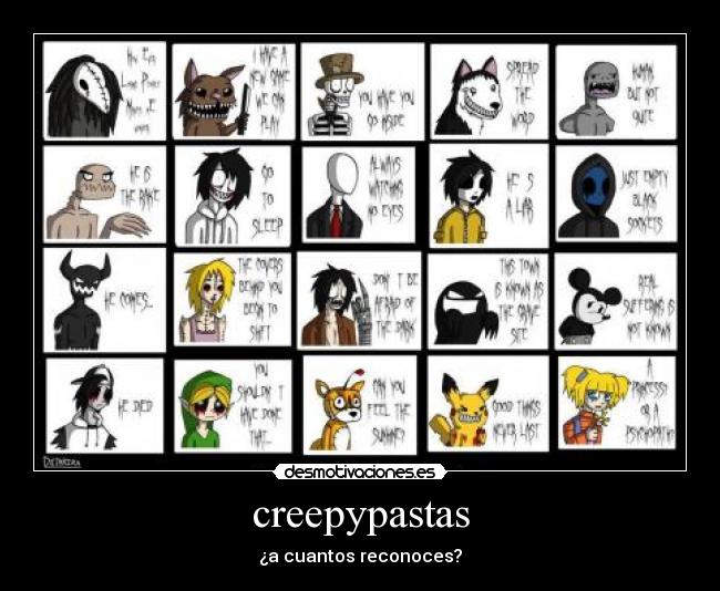 creepypastas - ¿a cuantos reconoces?