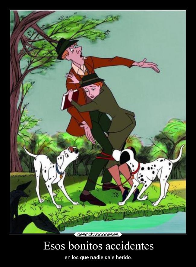 Esos bonitos accidentes - en los que nadie sale herido.
