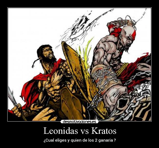 Leonidas vs Kratos -