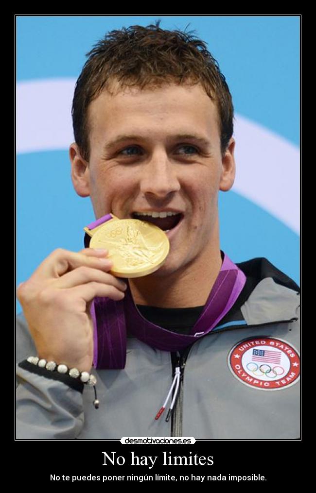 No hay limites - No te puedes poner ningún límite, no hay nada imposible.