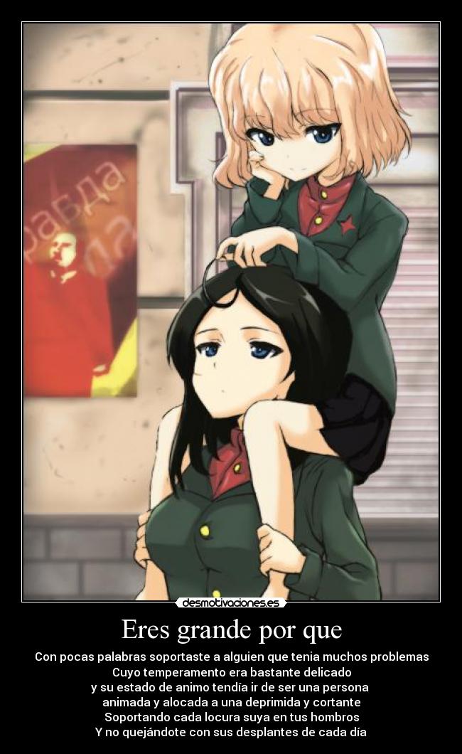 Eres grande por que - 