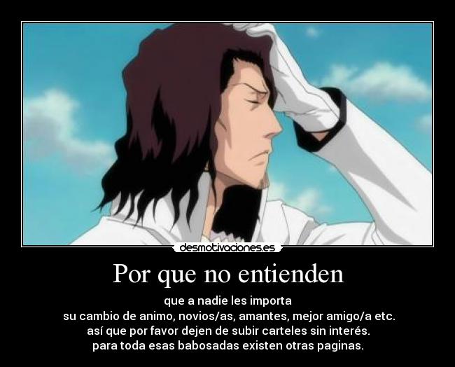 Por que no entienden -