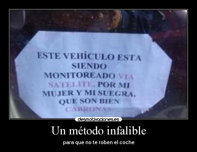 Un método infalible - 