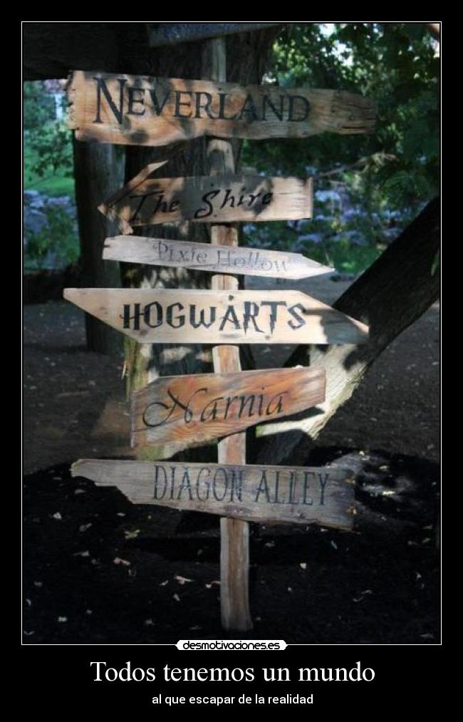 Todos tenemos un mundo -