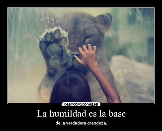 La humildad es la base - 