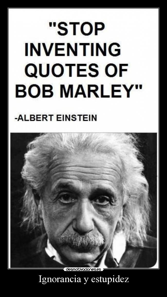 Ignorancia y estupidez -