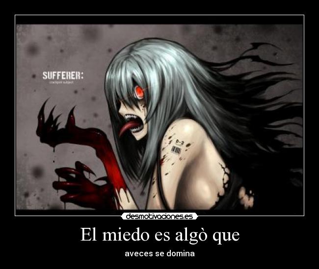 carteles miedo anime miedo otaku miku hatsune desmotivaciones