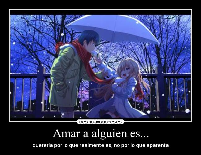 Amar a alguien es... -
