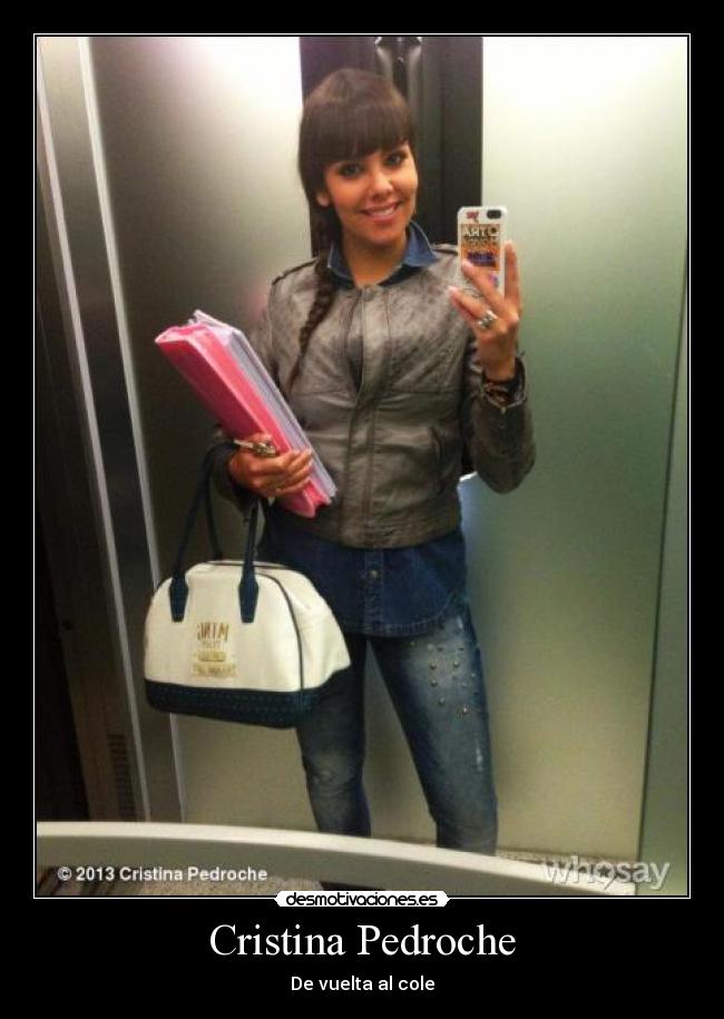 Cristina Pedroche - De vuelta al cole
