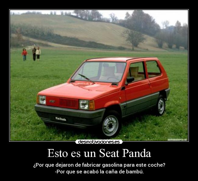 Esto es un Seat Panda -