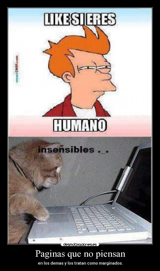 Paginas que no piensan -