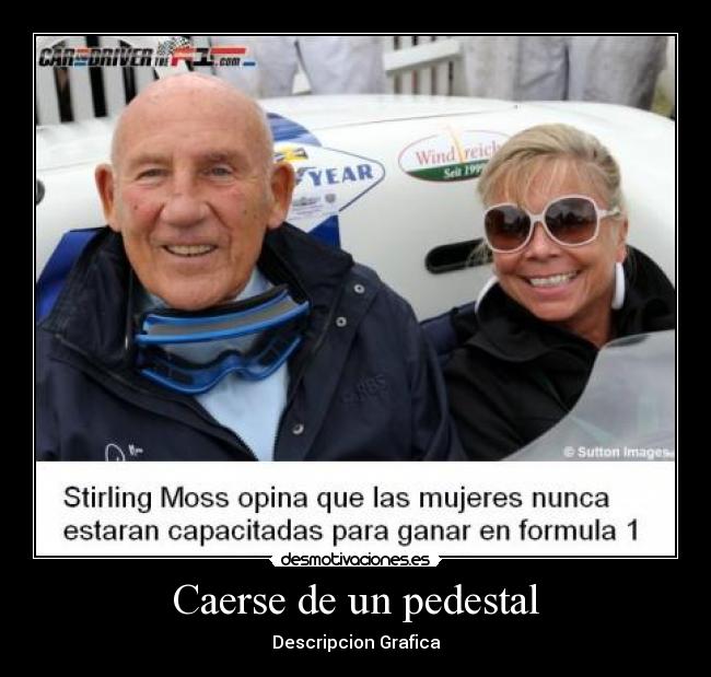 Caerse de un pedestal - Descripcion Grafica