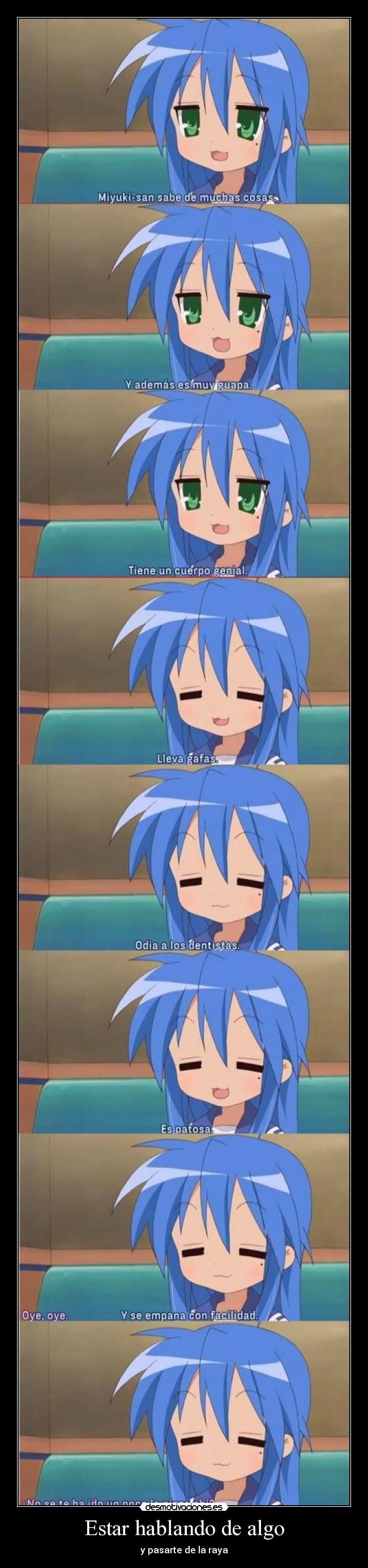 Estar hablando de algo - 