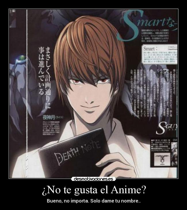 ¿No te gusta el Anime? - 