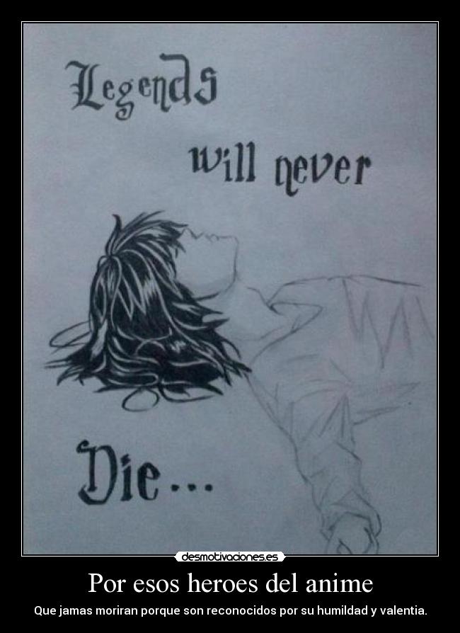 Por esos heroes del anime -