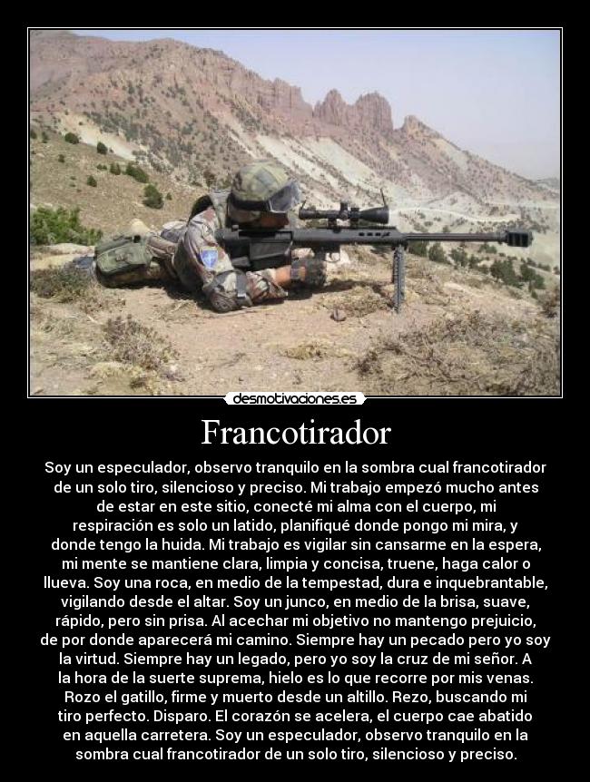 Francotirador -
