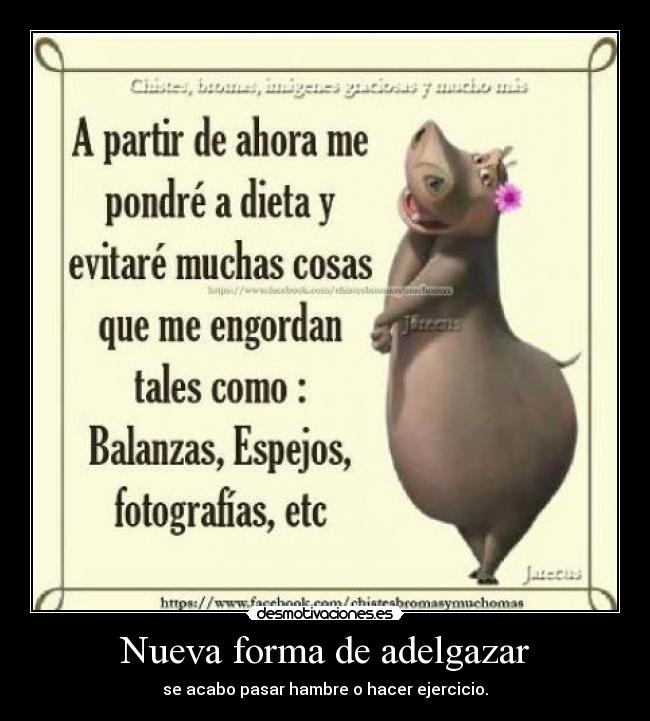 Nueva forma de adelgazar -