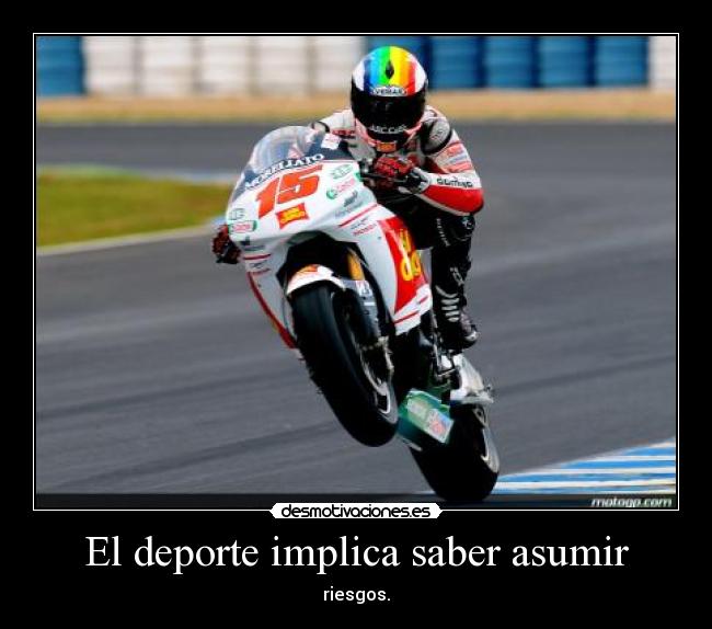 El deporte implica saber asumir -