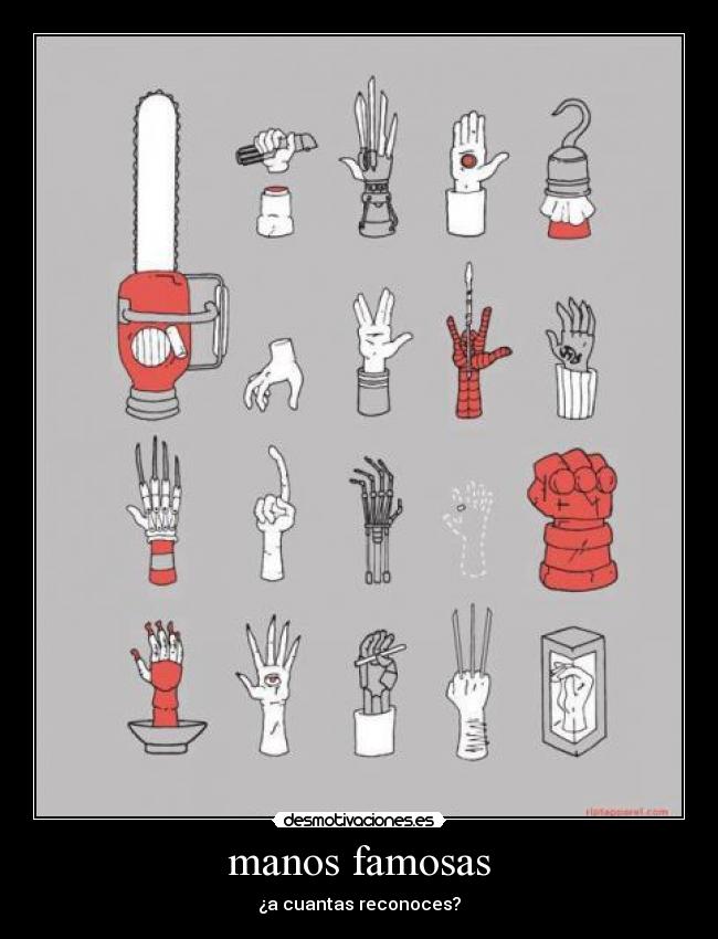 manos famosas - ¿a cuantas reconoces?