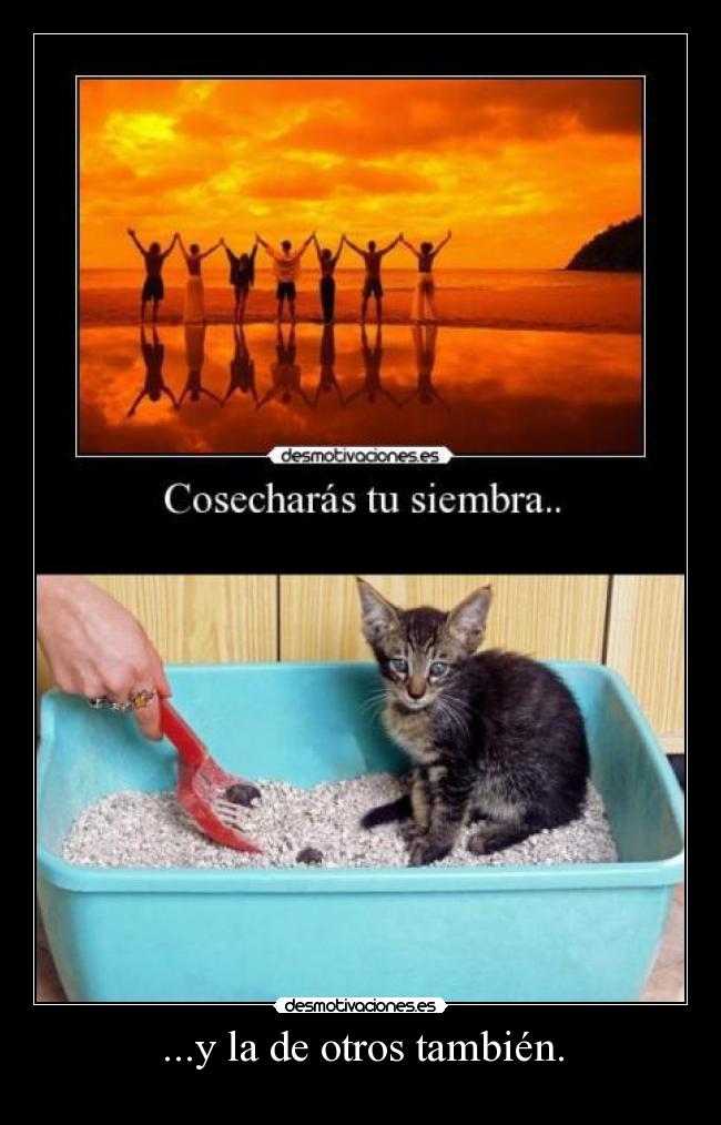 ...y la de otros también. -