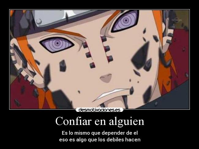 Confiar en alguien -