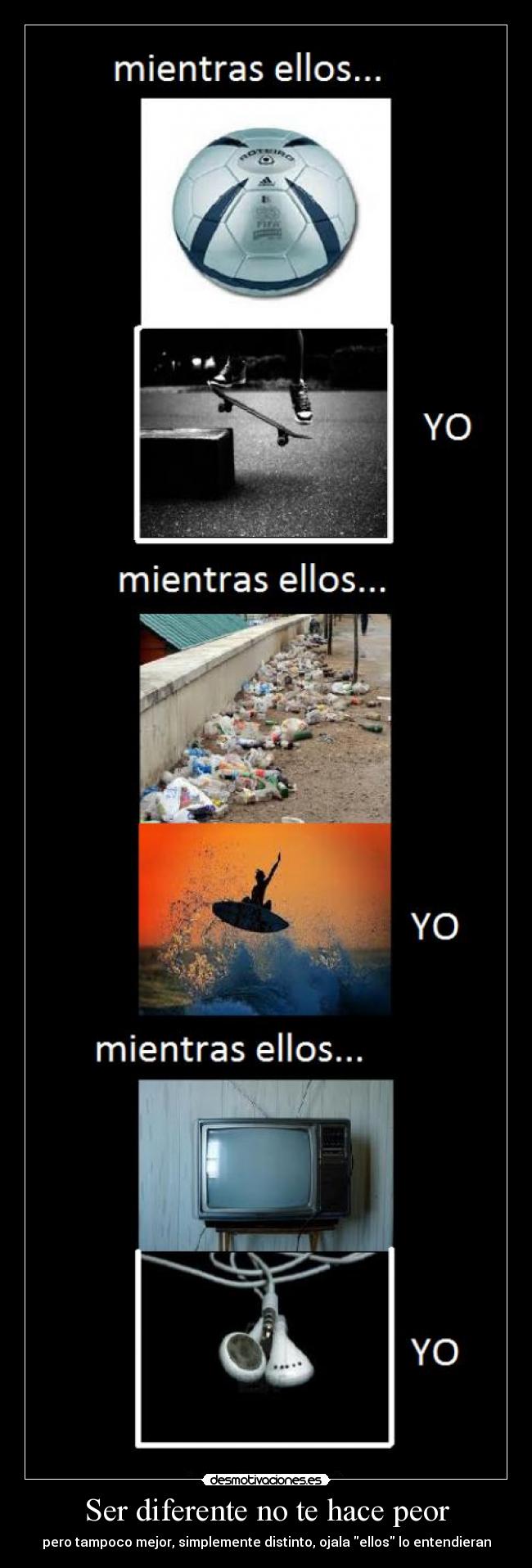 Ser diferente no te hace peor -