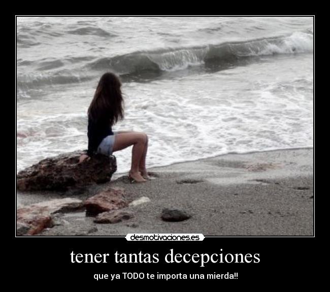 carteles decepciones desmotivaciones