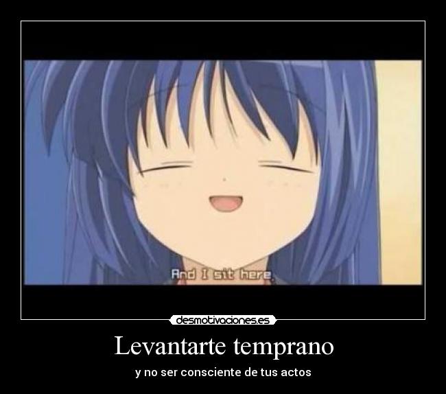 Levantarte temprano - 