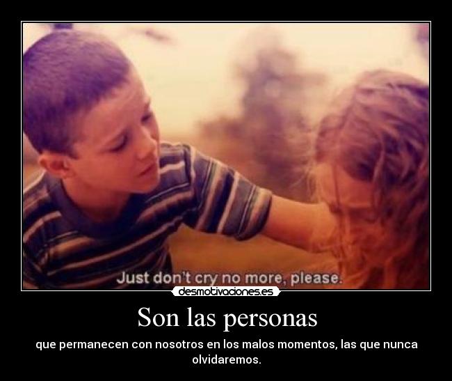 Son las personas -